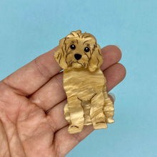 Load image into Gallery viewer, Apricot Cavoodle Brooch