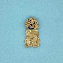 Load image into Gallery viewer, Apricot Cavoodle Brooch