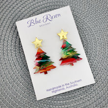 Load image into Gallery viewer, Christmas Tree Earrings