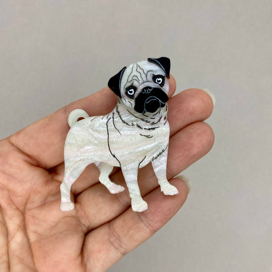 Doug the Pug Brooch