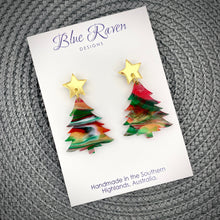 Load image into Gallery viewer, Christmas Tree Earrings