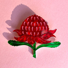 Load image into Gallery viewer, Waratah Brooch