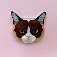 Load image into Gallery viewer, Grumpy Cat Brooch