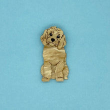 Load image into Gallery viewer, Apricot Cavoodle Brooch