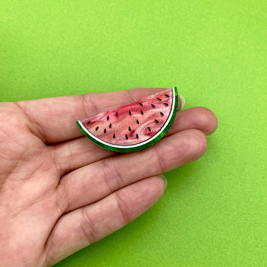 Watermelon Brooch