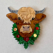 Load image into Gallery viewer, Preorder Henry the Christmas Coo Brooch