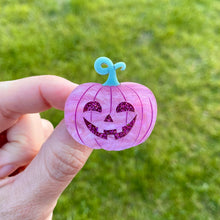 Load image into Gallery viewer, Jackie-O-Lantern Mini Brooch