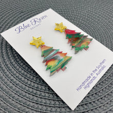 Load image into Gallery viewer, Christmas Tree Earrings