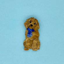Load image into Gallery viewer, Red Cavoodle Brooch