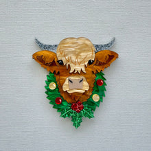 Load image into Gallery viewer, Preorder Henry the Christmas Coo Brooch