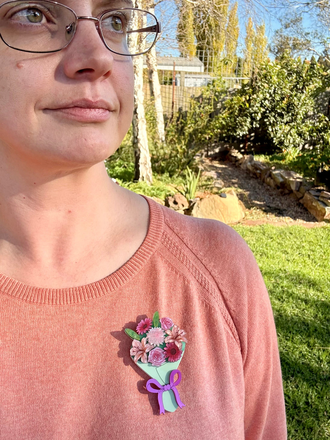Preorder Mother's Day Flowers Brooch