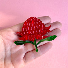 Load image into Gallery viewer, Waratah Brooch