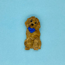 Load image into Gallery viewer, Red Cavoodle Brooch