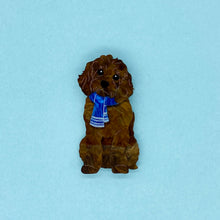 Load image into Gallery viewer, Chocolate Cavoodle Brooch