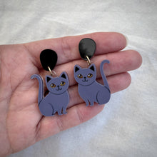 Load image into Gallery viewer, Smoky the Cat Earrings