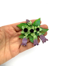 Load image into Gallery viewer, Preorder Deadly Nightshade Brooch