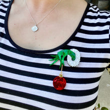 Load image into Gallery viewer, Preorder The Grinch Bauble Brooch - Marble