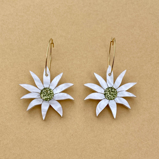 Flannel Flower earrings