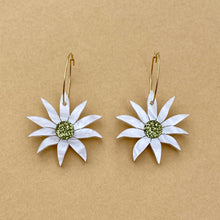 Load image into Gallery viewer, Flannel Flower earrings