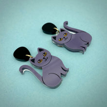 Load image into Gallery viewer, Smoky the Cat Earrings