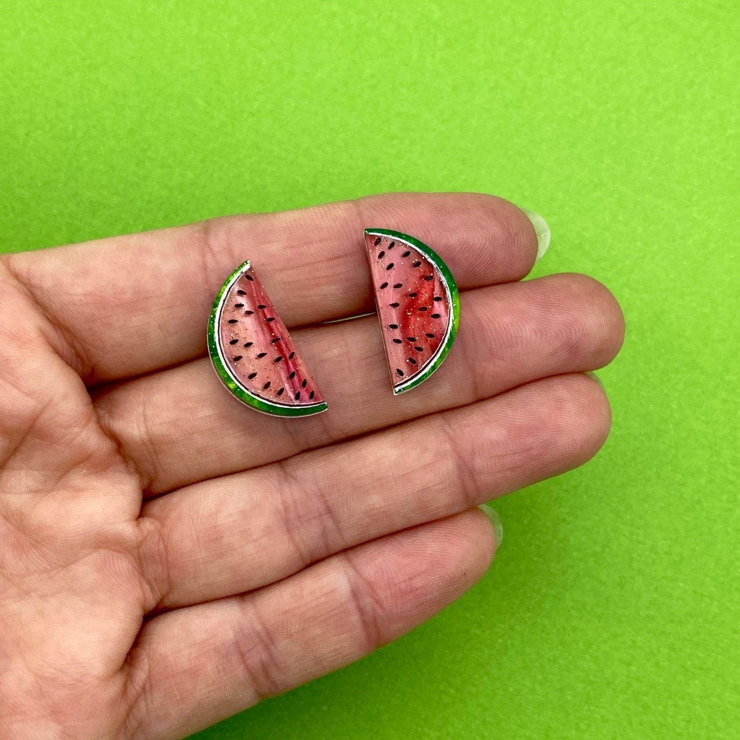 Watermelon Stud Earrings