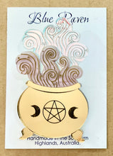 Load image into Gallery viewer, SECONDS Witches Cauldron Brooch