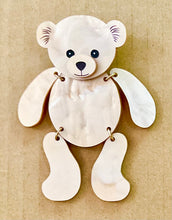 Load image into Gallery viewer, SECONDS Harry Bear-Face brooch
