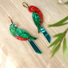 Load image into Gallery viewer, King Parrot Statement Earrings