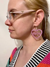 Load image into Gallery viewer, Barbie Heart earrings
