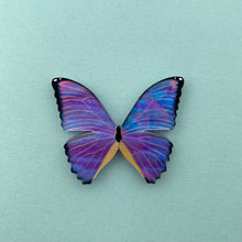 Load image into Gallery viewer, Miguel the Morpho Godarti Butterfly Brooch
