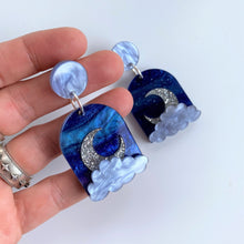 Load image into Gallery viewer, Night Sky arch earrings