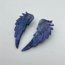 Load image into Gallery viewer, Angel Wing Statement Studs - Galaxy