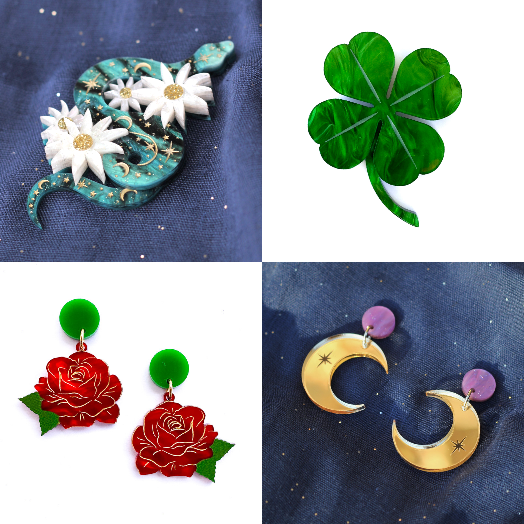 Shop All | Blue Raven Designs | Handmade Acrylic Jewellery