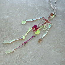 Load image into Gallery viewer, SAMPLE Skeleton Necklace - Iridescent

