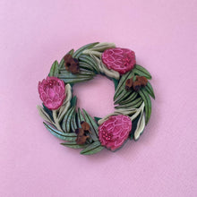 Load image into Gallery viewer, Season&#39;s Greetings brooch
