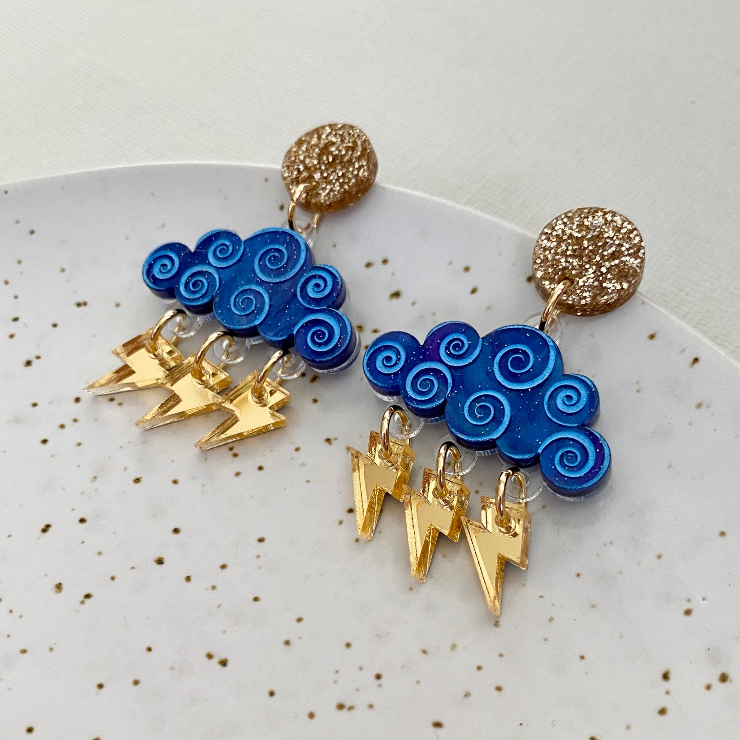 Storm Cloud Earrings