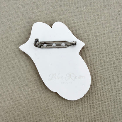 Mouth and Lips Brooch