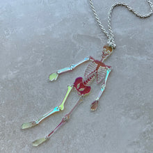 Load image into Gallery viewer, SAMPLE Skeleton Necklace - Iridescent
