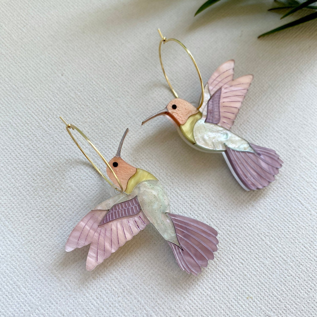 Hermione the Hummingbird earrings - Limited