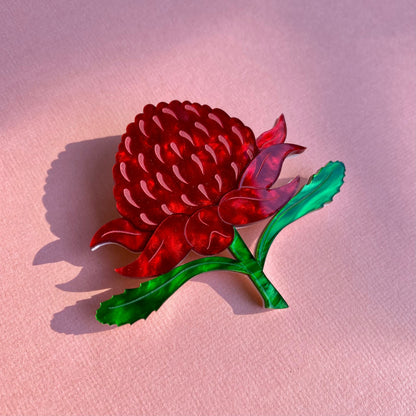 Waratah Brooch