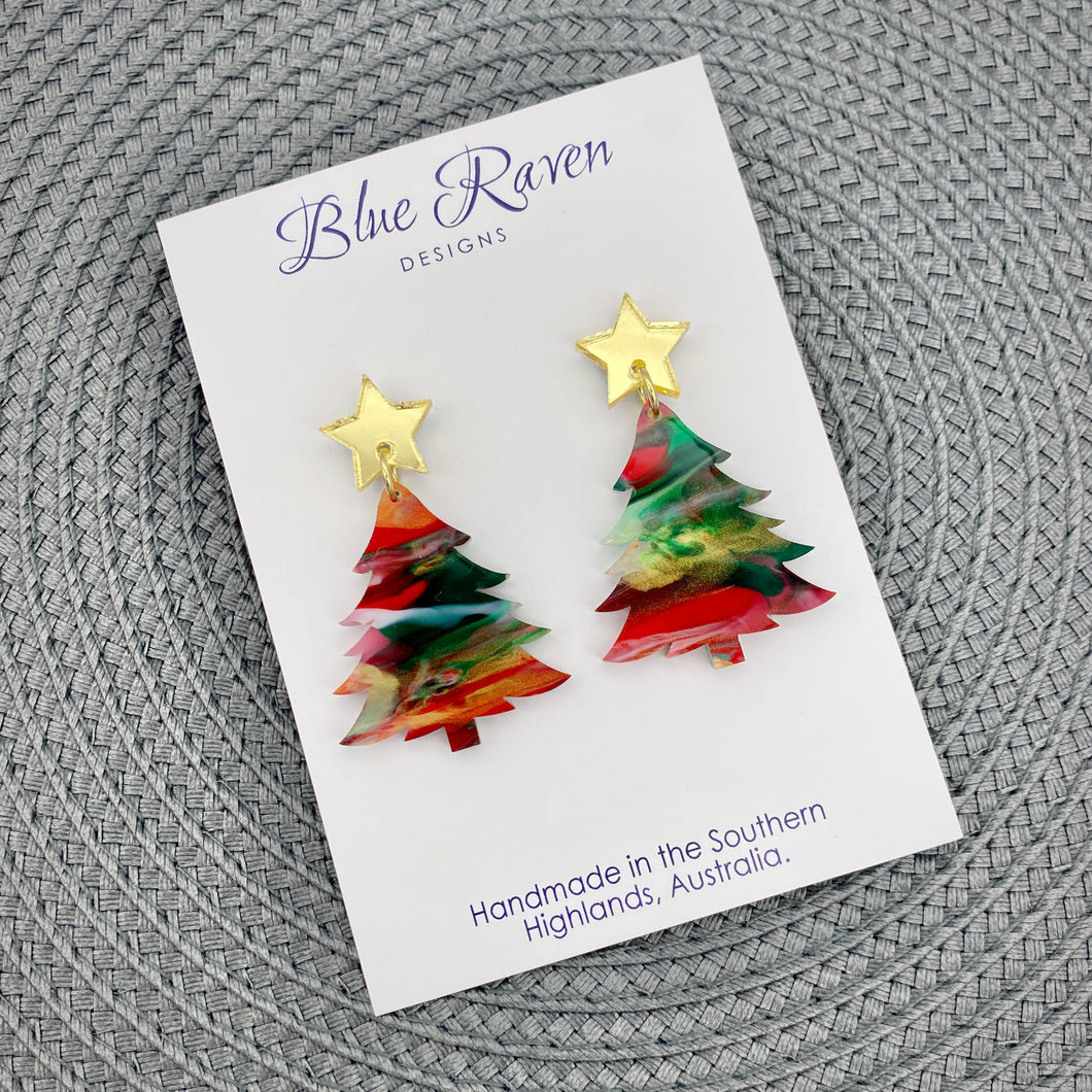 Christmas Tree Earrings