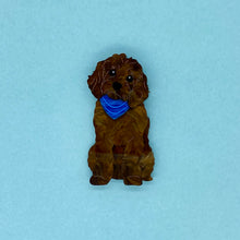 Load image into Gallery viewer, Chocolate Cavoodle Brooch
