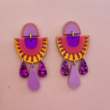 Load image into Gallery viewer, Aurora Arch Earrings - Sunset
