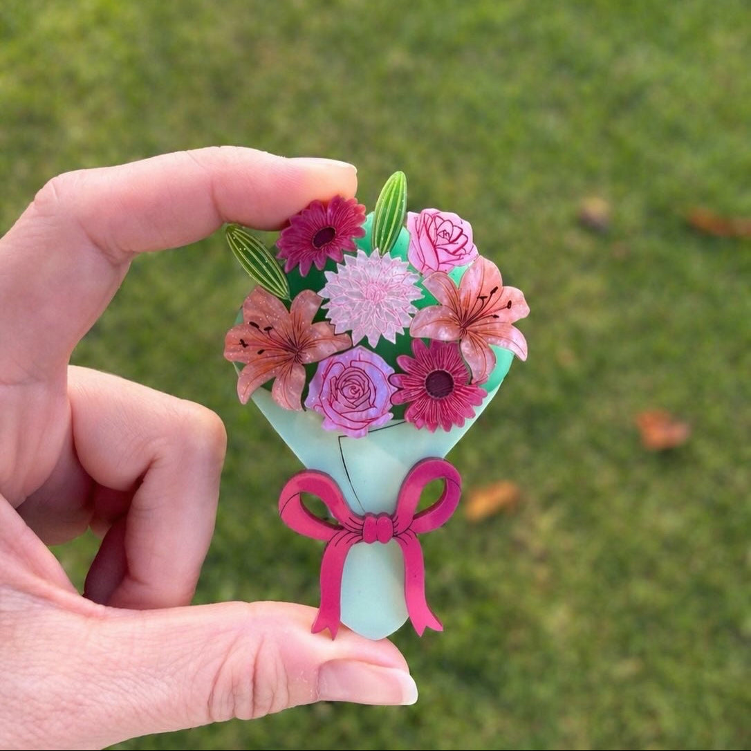 Preorder Mother's Day Flowers Brooch