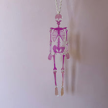 Load image into Gallery viewer, SAMPLE Skeleton Necklace - Iridescent
