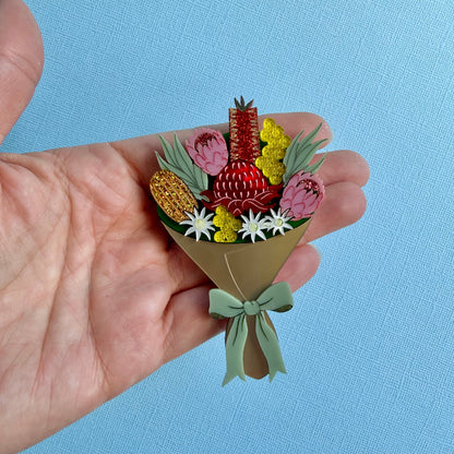 Preorder Bush Bouquet Brooch