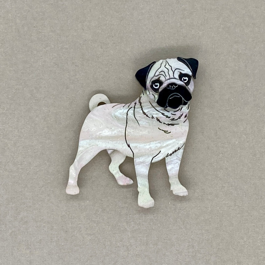 Doug the Pug Brooch