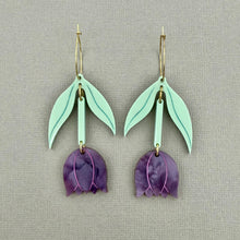 Load image into Gallery viewer, Tulip Earrings - Purple

