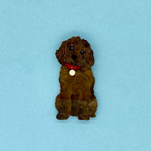 Load image into Gallery viewer, Chocolate Cavoodle Brooch
