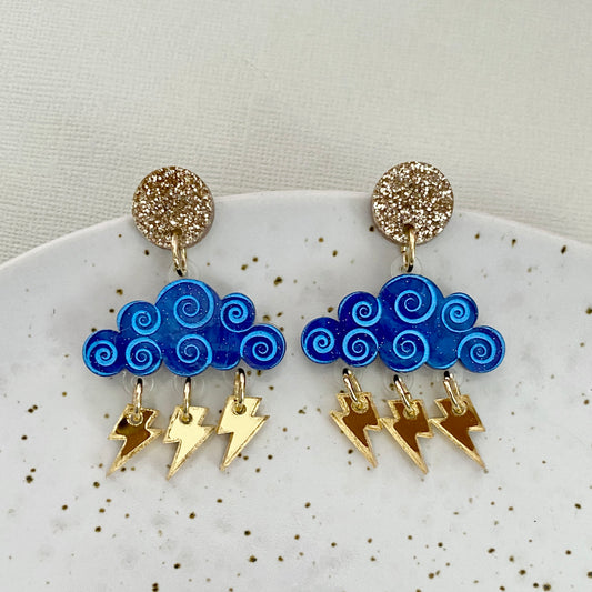 Storm Cloud Earrings